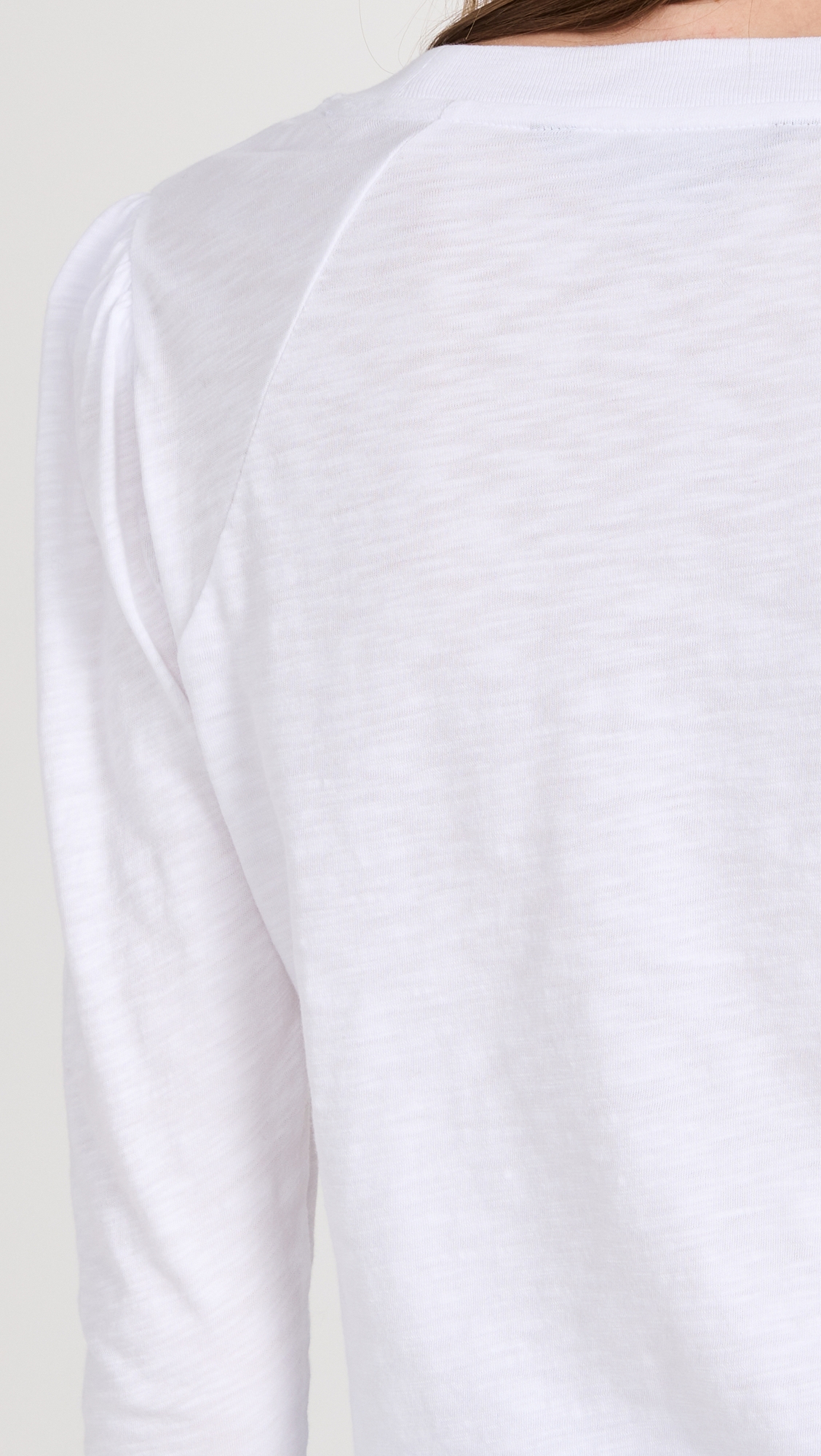 Mason Baseball Tee White
