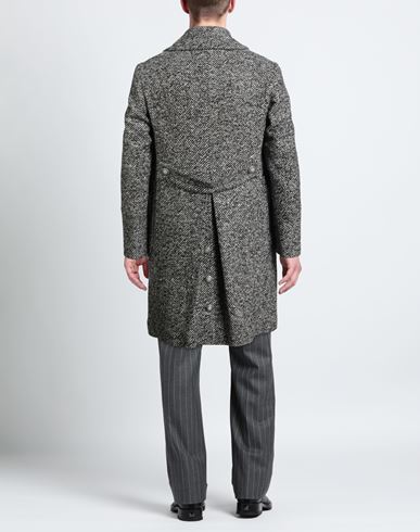 Man Coat Black Size 44 Wool, Polyamide, Acrylic, Polyester