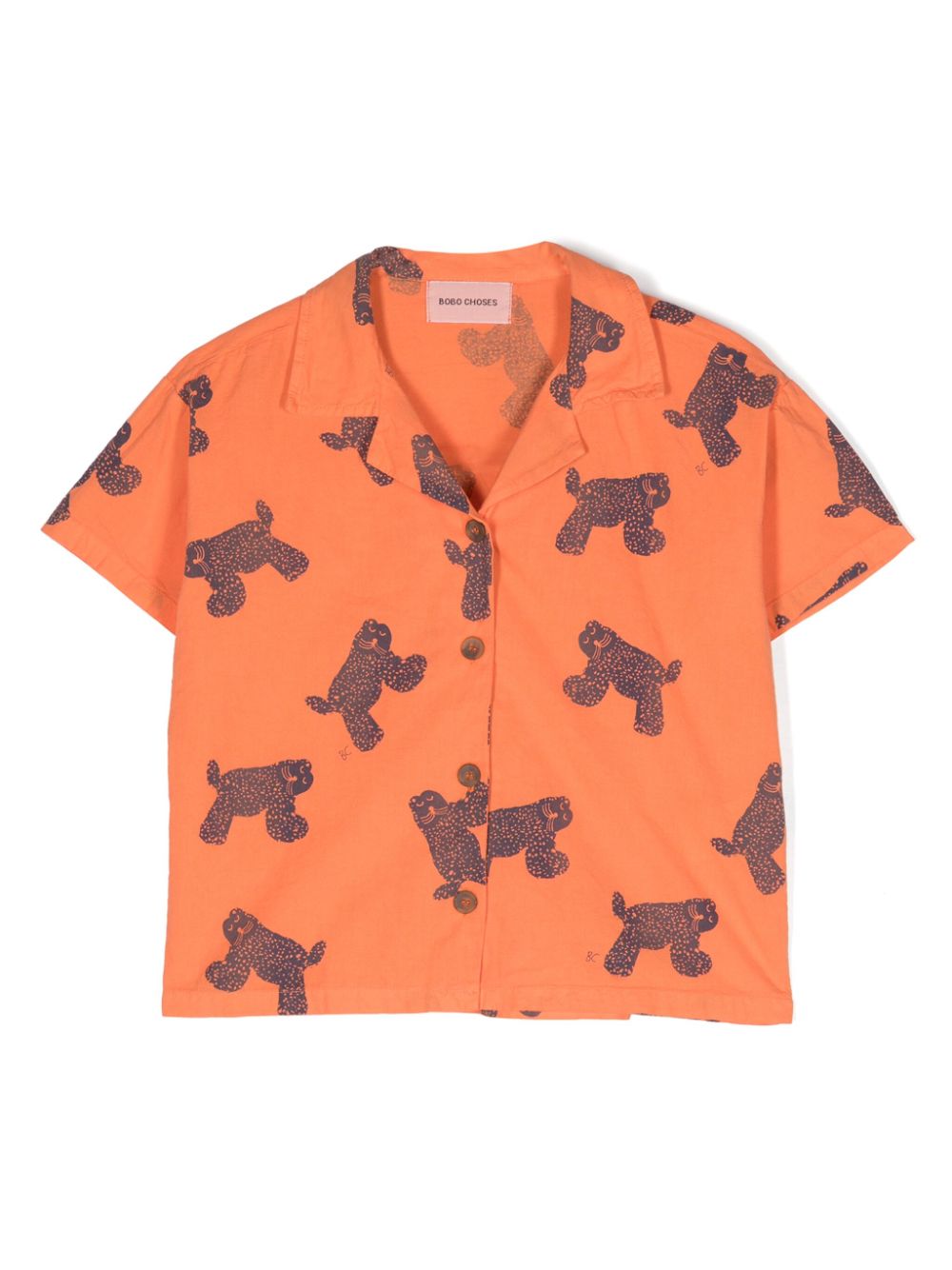 Orange Shirt For Kids With Chetaahs