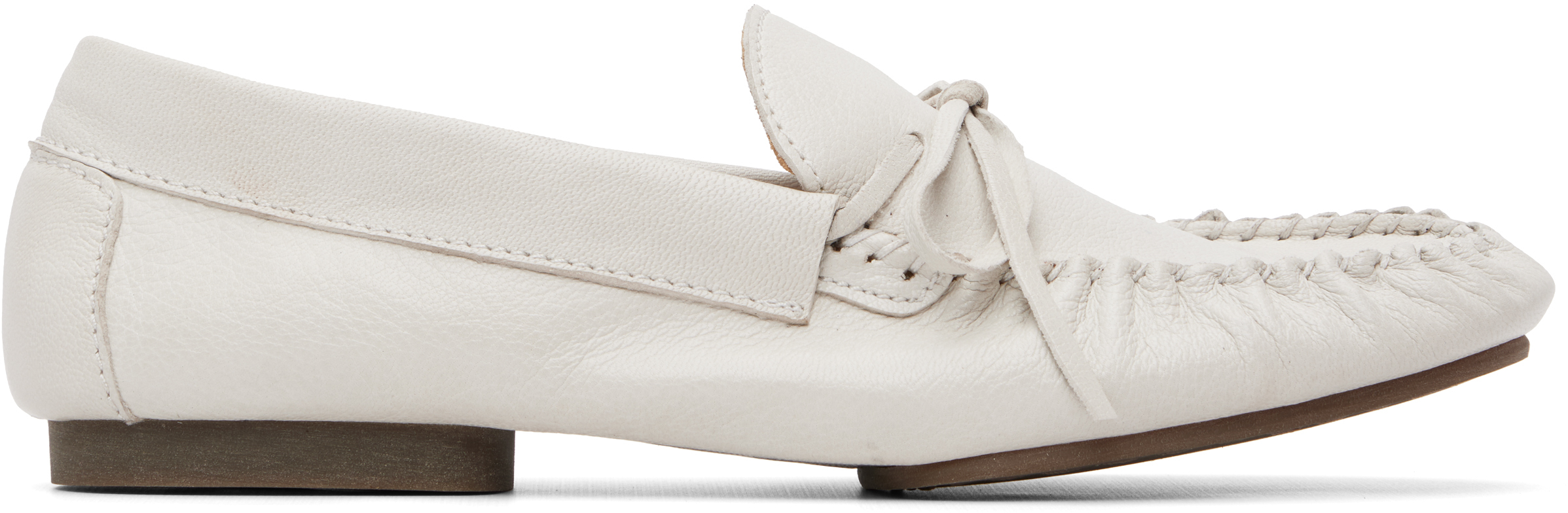 White 'Les Mocassins Souples' Loafers