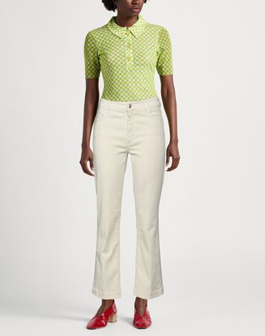 Woman Jeans Beige