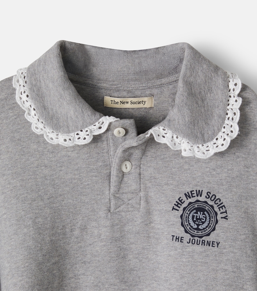 Ash cotton fleece sweatshirt