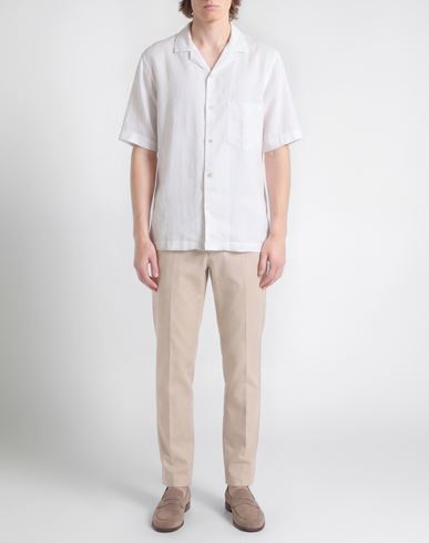 Platinum Man Shirt Off white Size XXL Linen