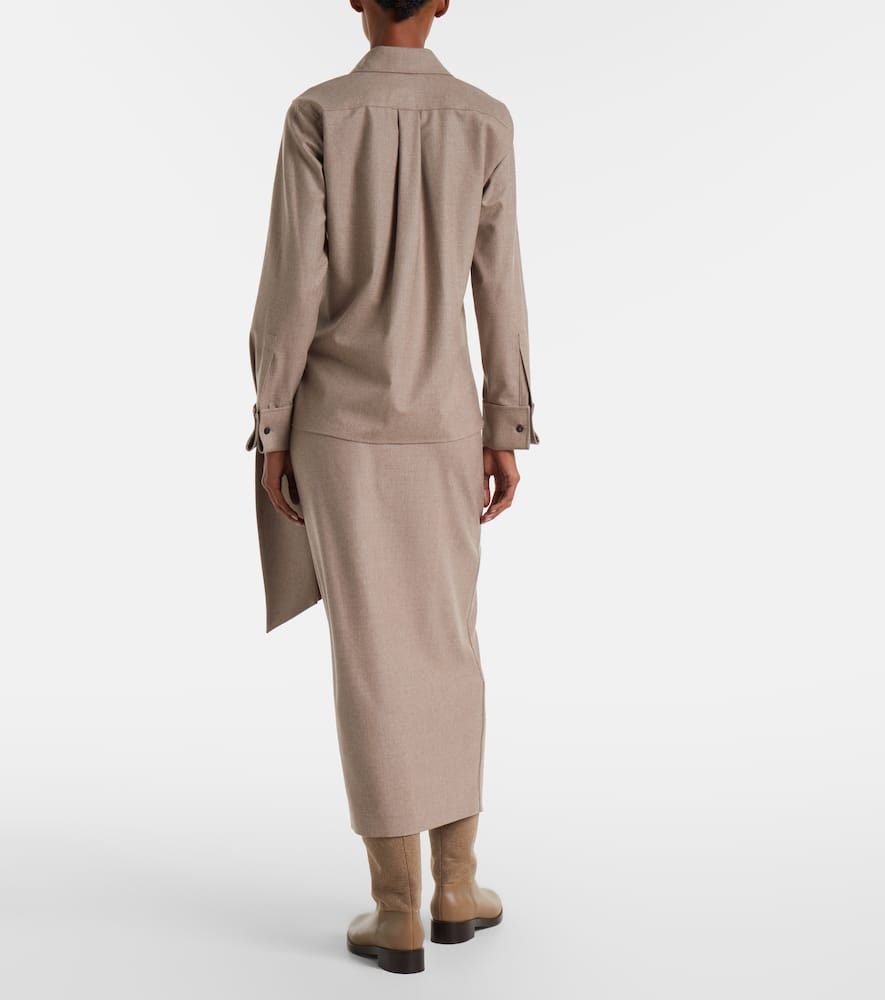 Tebaide cashmere-blend shirt
