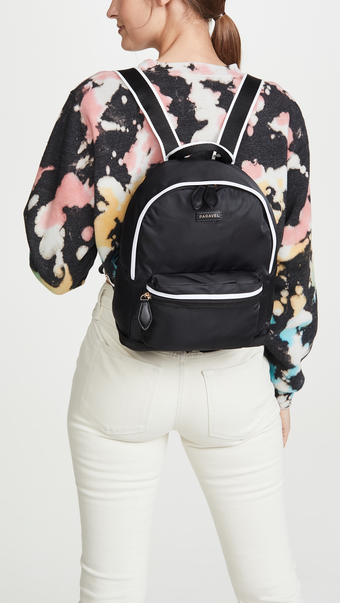 Mini Fold Up Backpack Derby Black One Size