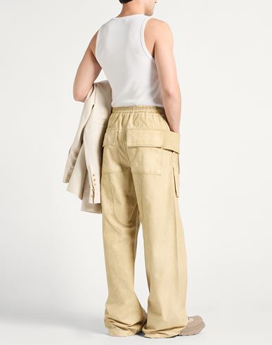 Man Pants Beige Size S Cotton