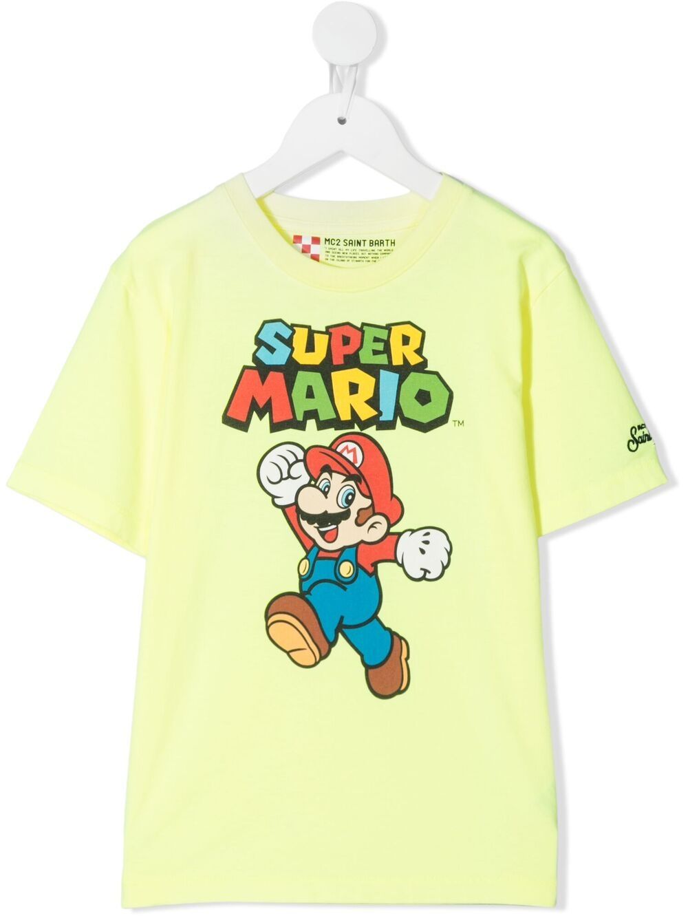 Super Mario print T-shirt - Yellow