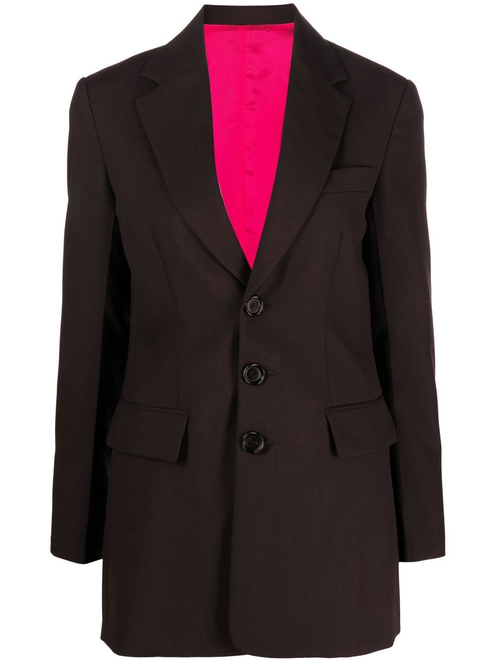 Single-breasted blazer - Blue