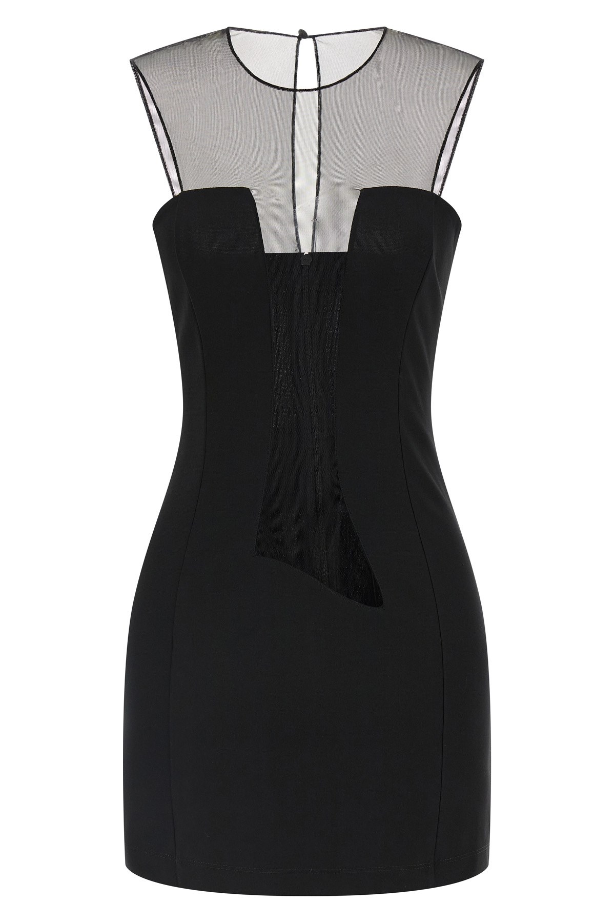 Tulle Insert Dress