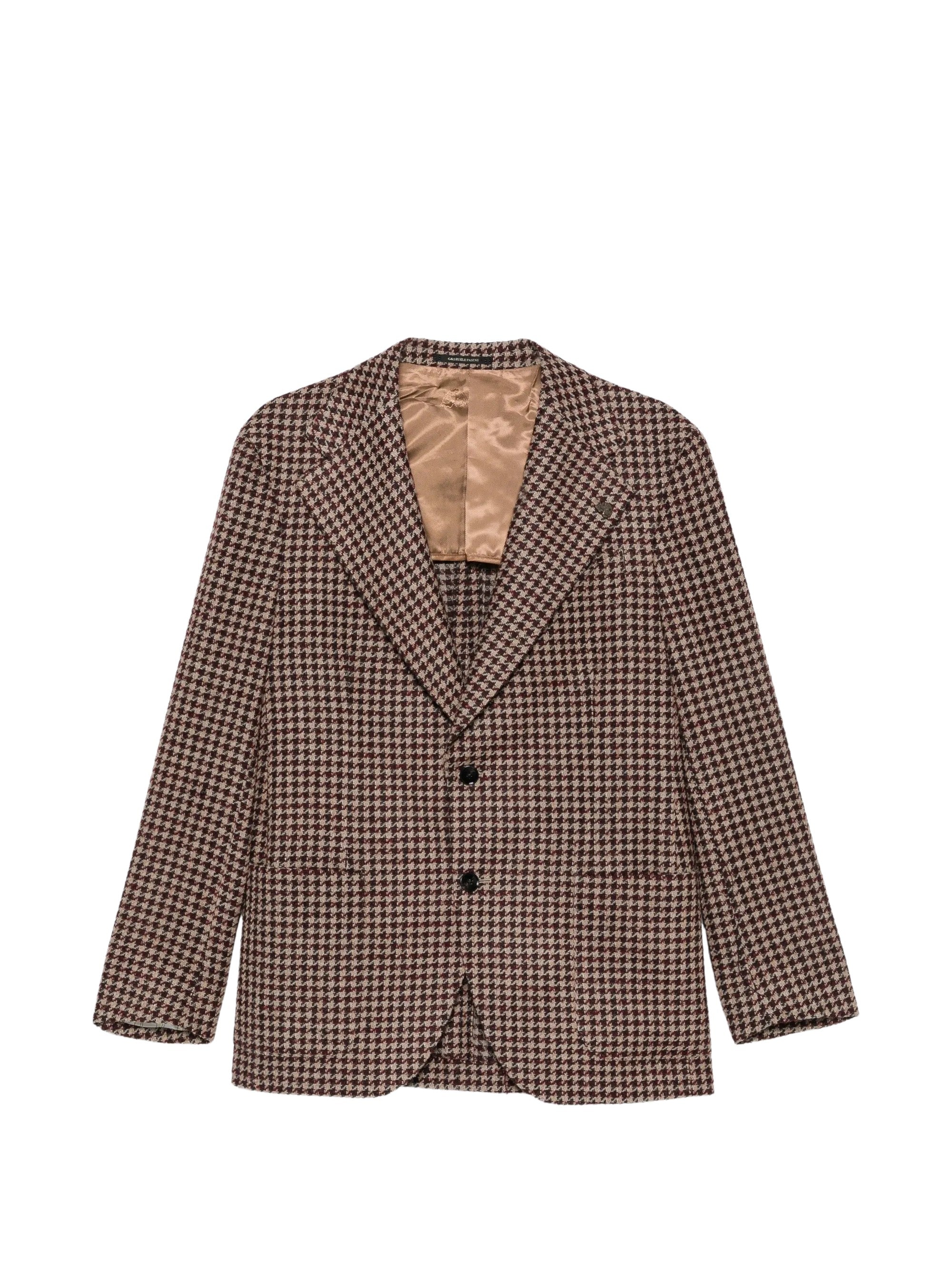 Men's Tailored Wool Blend Jacket with Cupro Lining