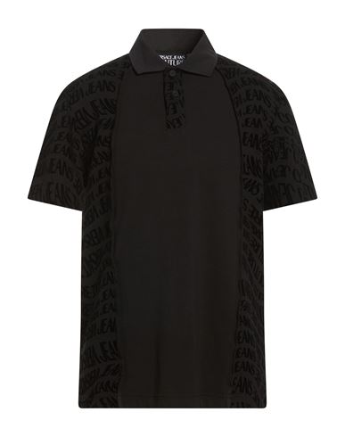 Man Polo shirt Black Size S Cotton