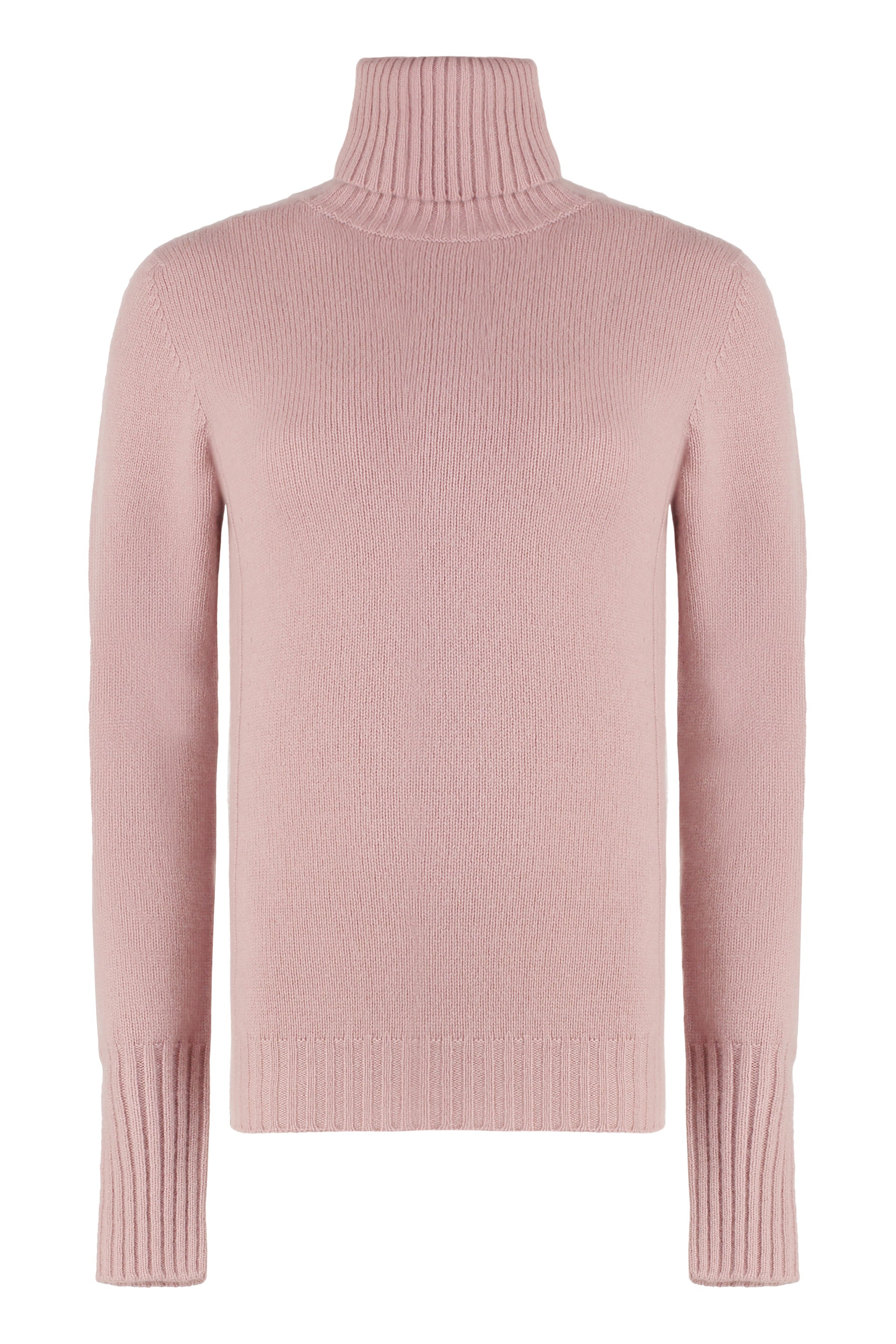 The (alphabet) Ribbed Cashmere Turtleneck Pullover