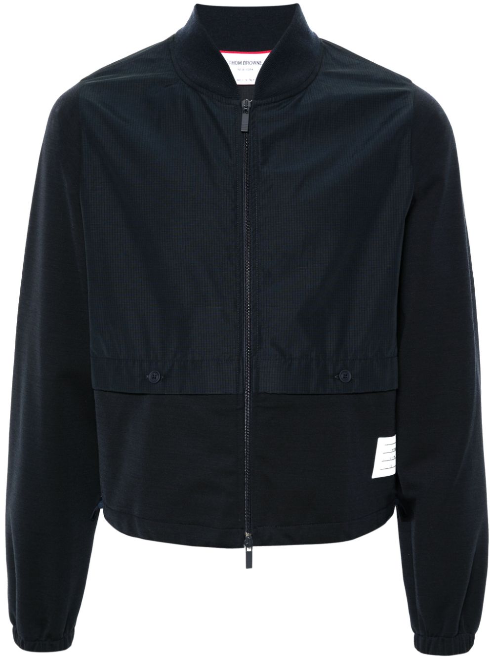 Layered ripstop bomber jacket - Blue