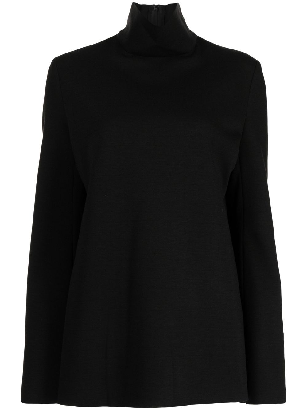 High-neck jumper - Black