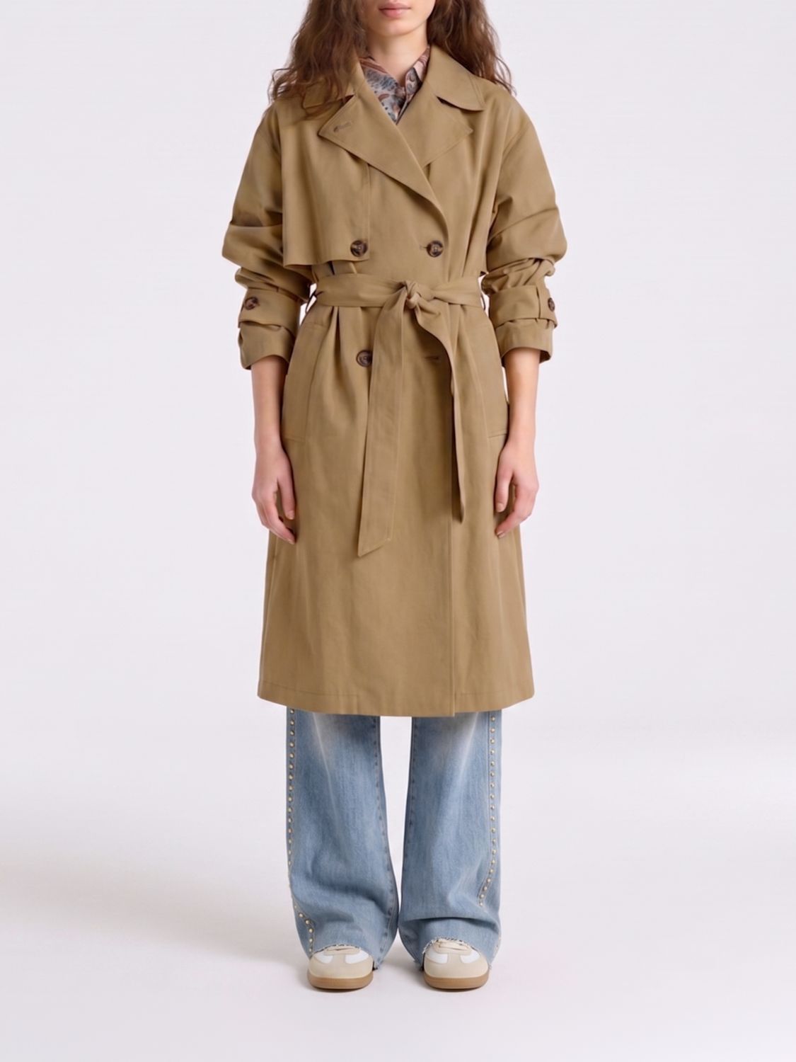 MOMONÌ Coat Woman color Brown