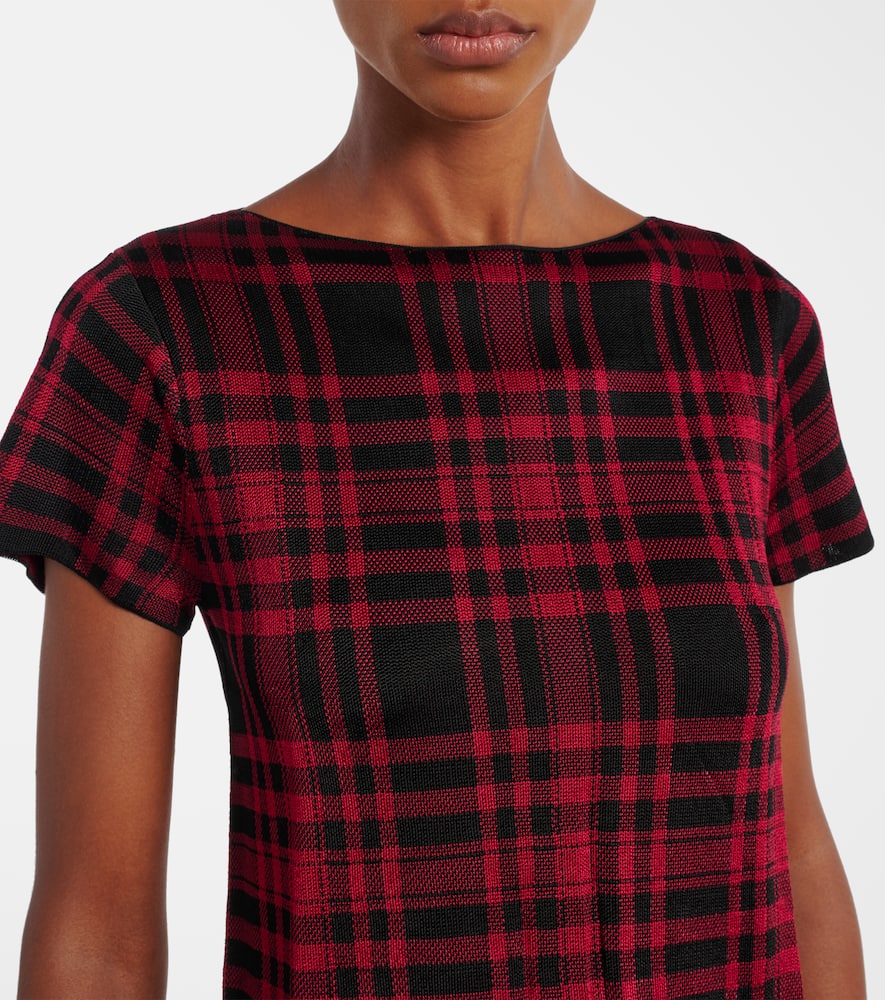 Plaid top