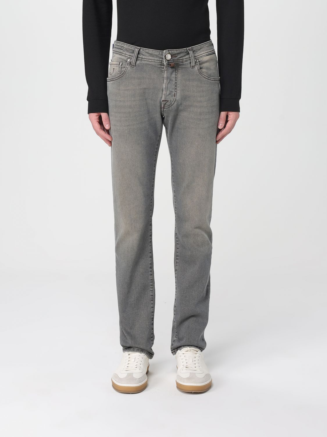 Jeans Men color Grey