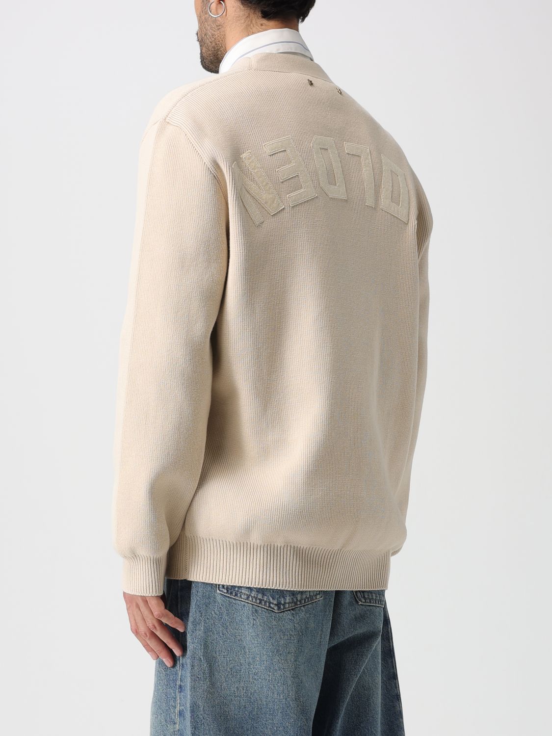 Cardigan Men color Beige