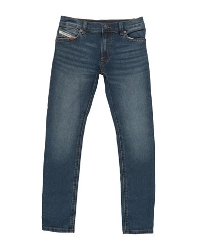 Kid Boy Jeans Blue Size 12 Cotton, Polyester, Elastane