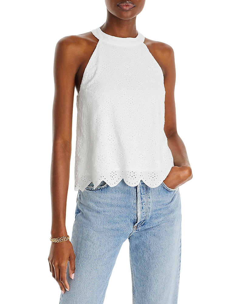 Sleeveless Eyelet Top - Exclusive