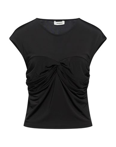 Woman Top Black Size 0 Viscose, Elastane