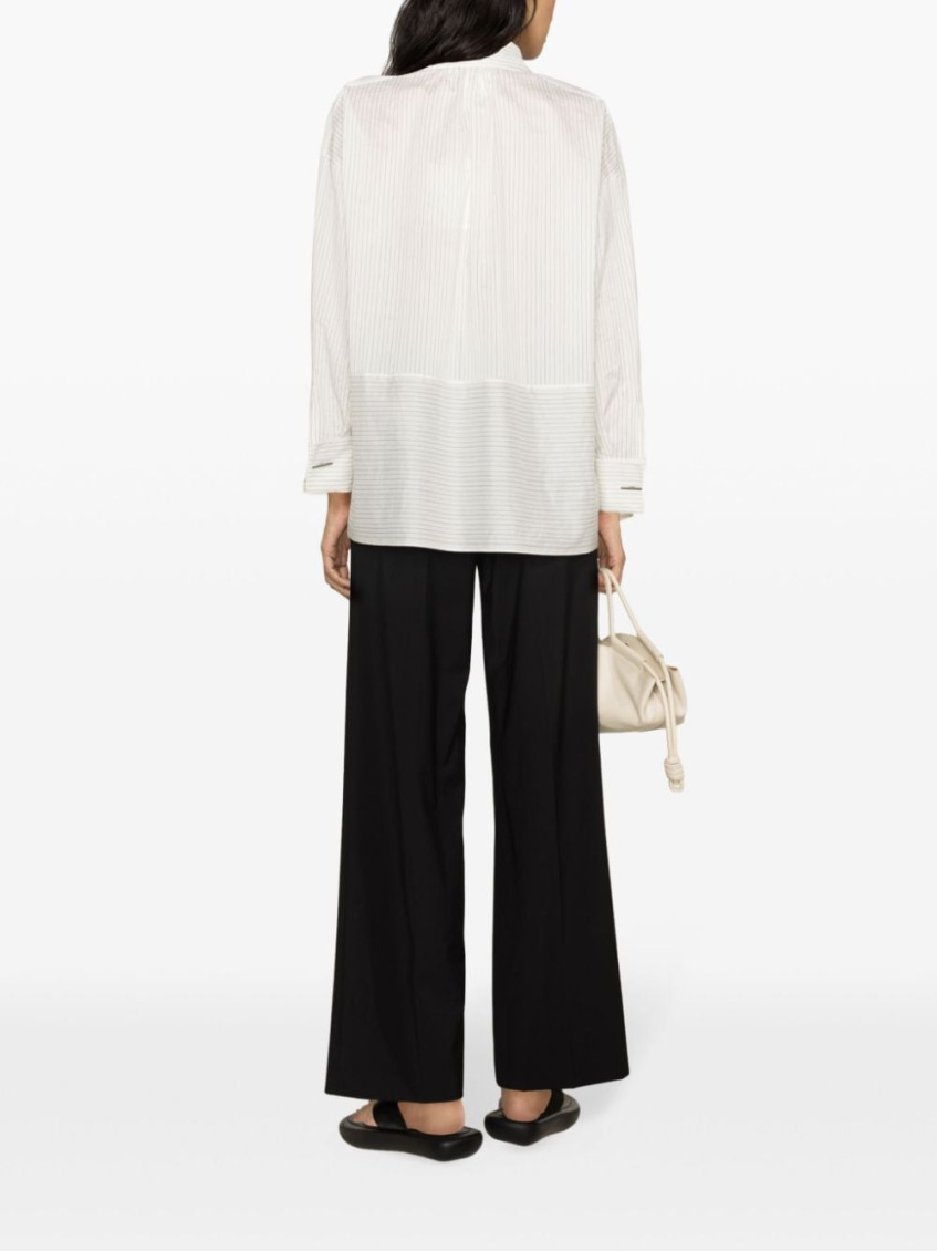 - Cotton And Silk Blend Tunic