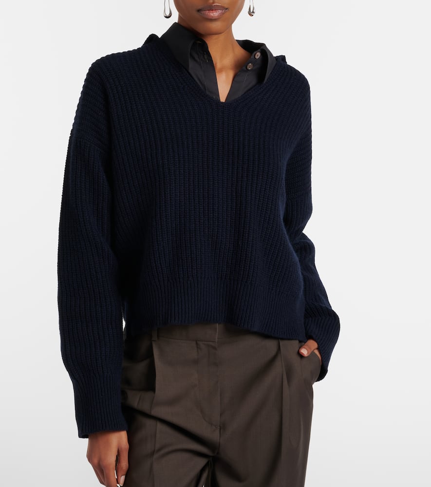 Cotton and cashmere sweater