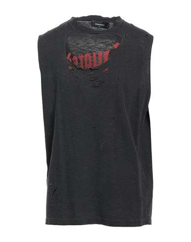 Man Tank top Steel grey