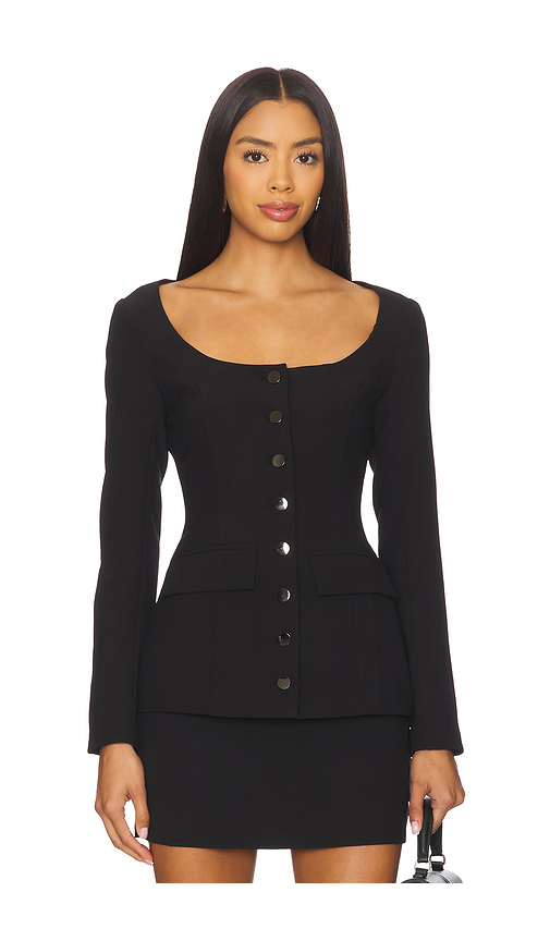ALL THE WAYS Almeda Blazer in Black. XS. Also in L, M, S