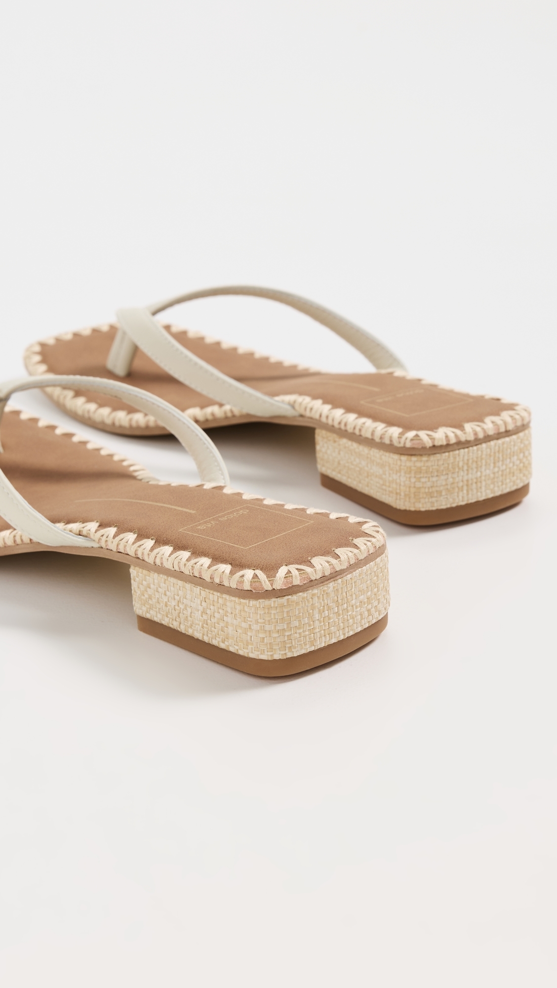 Dolce Vita Barty Sandals White Leather