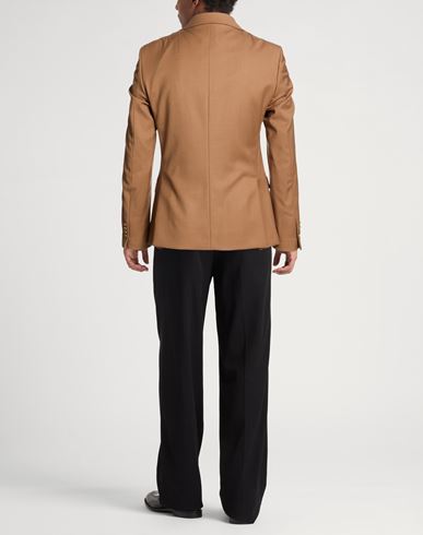 Man Blazer Brown Size 40 Polyester, Viscose, Elastane