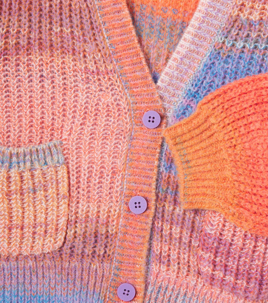 Space-dyed cardigan