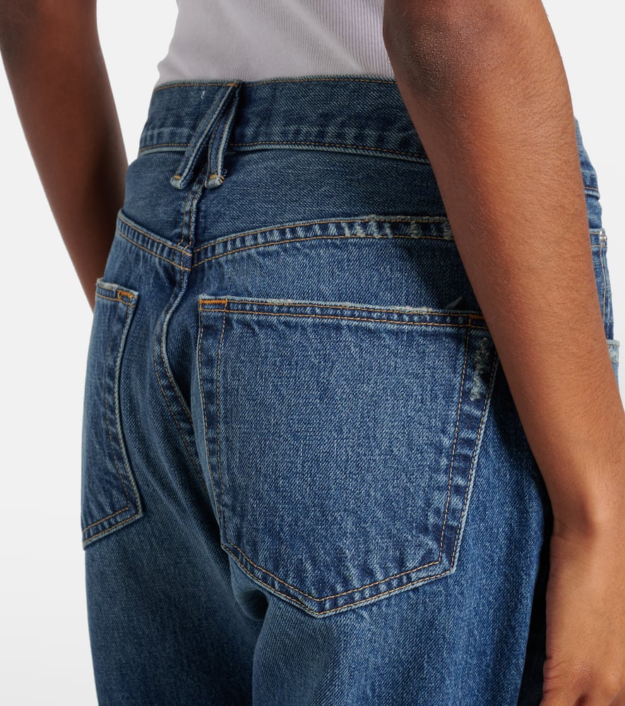 Amber mid-rise slim jeans