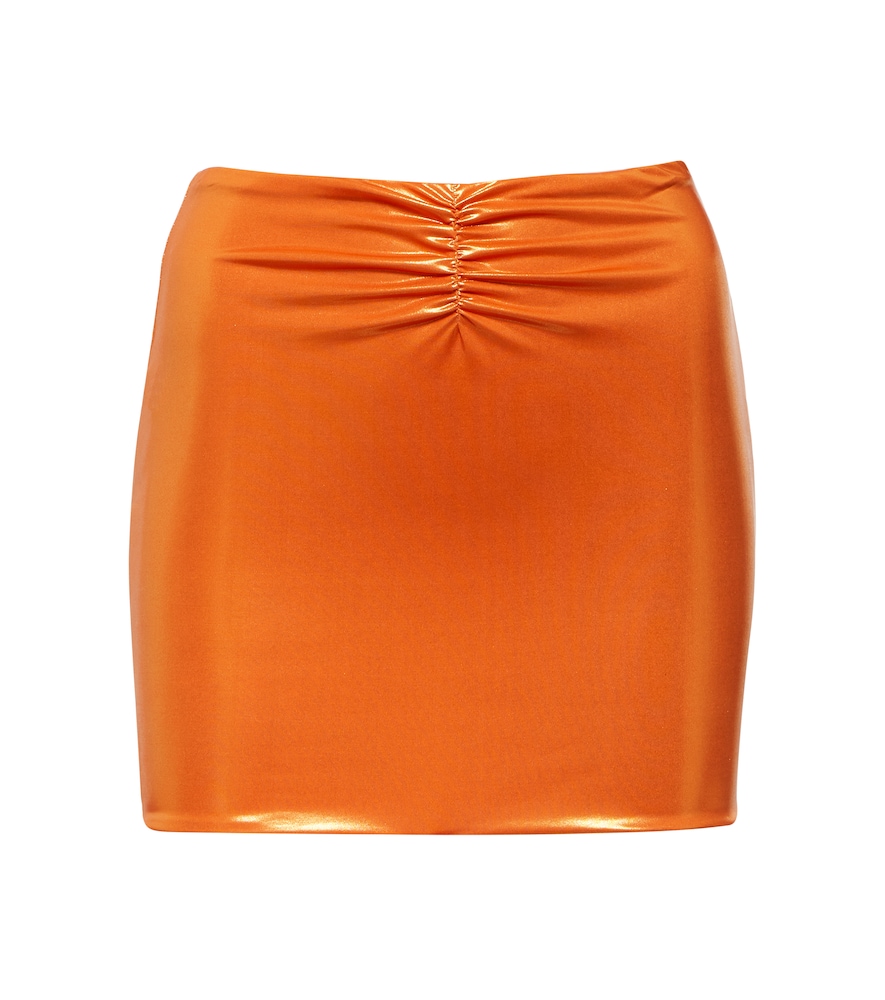 Metallic miniskirt