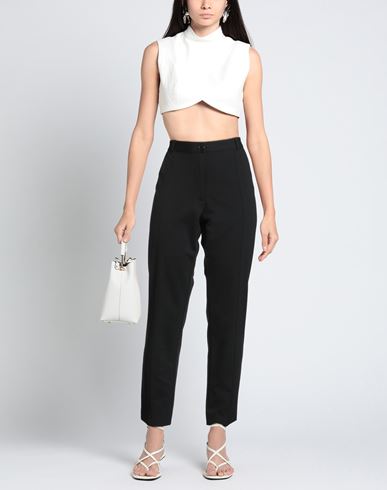 Woman Pants Black Size S Viscose, Polyamide, Elastane