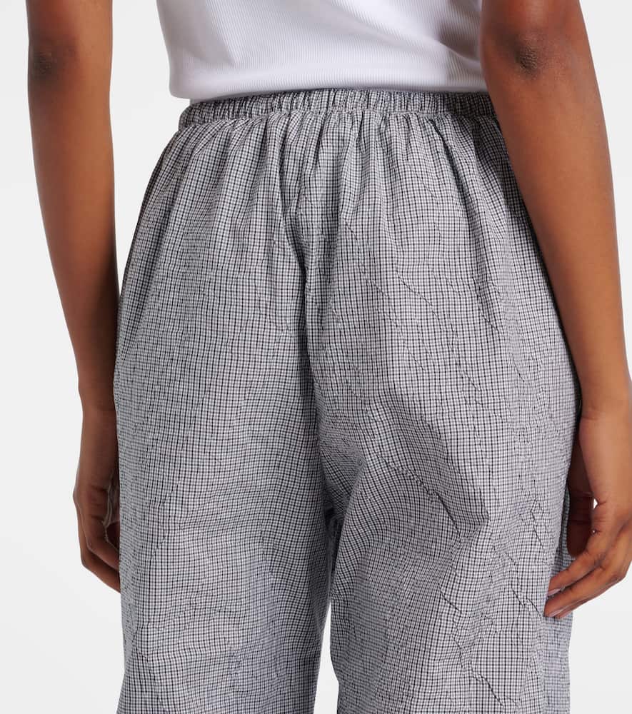 Róhe Checked cotton-blend pajama pants