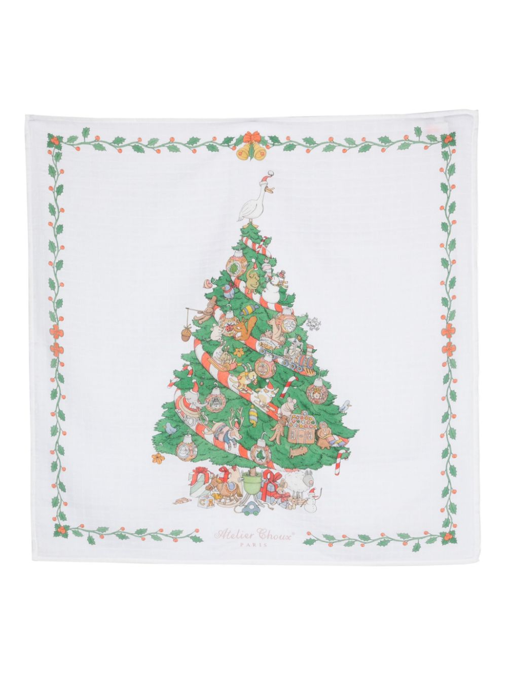 Matin De Noel cotton swaddle - White