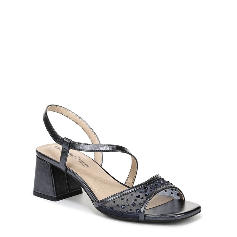 Women's Cheyenne Slingback Sandals (Lux Navy Mesh/Faux Leather)