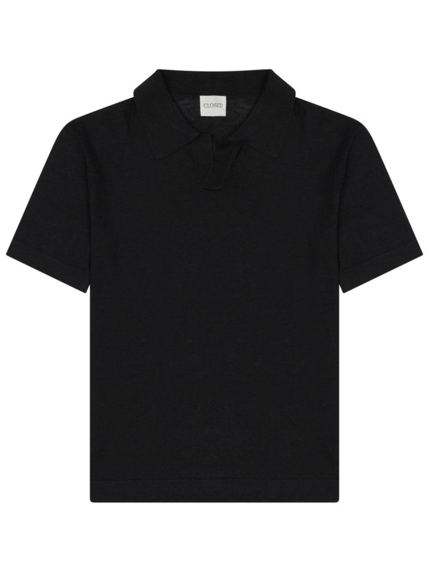 Closed - short sleeve polo shirt straight cut