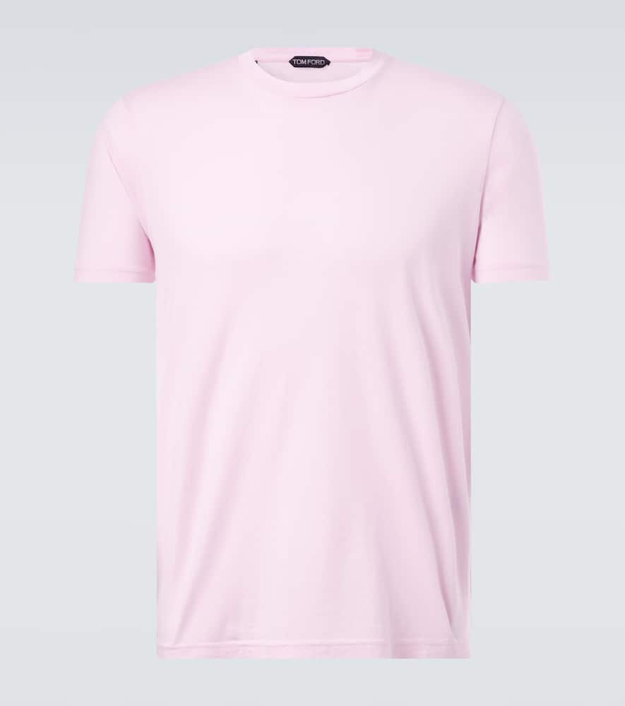 Cotton and silk jersey T-shirt
