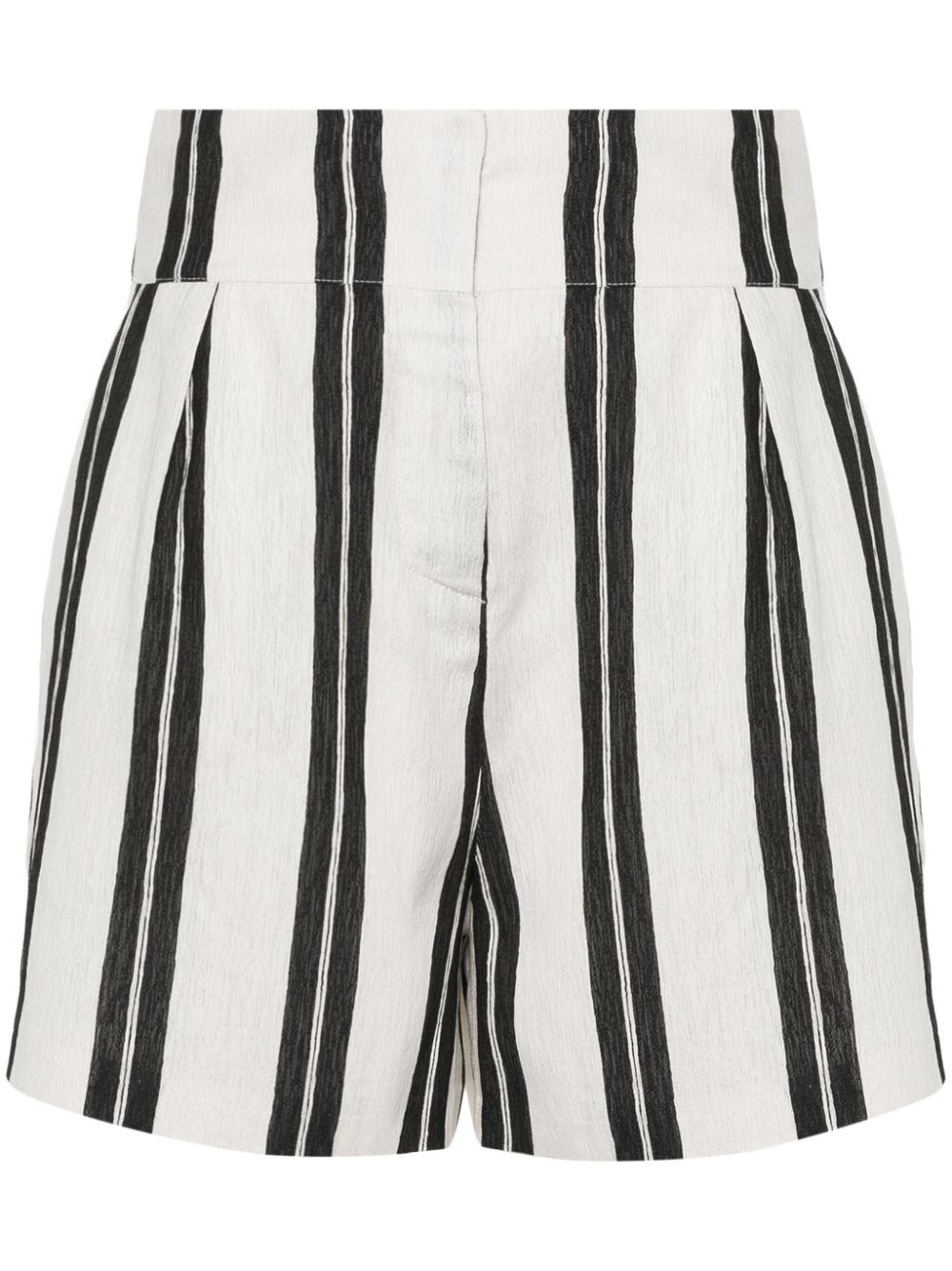 Faguita striped shorts - Neutrals