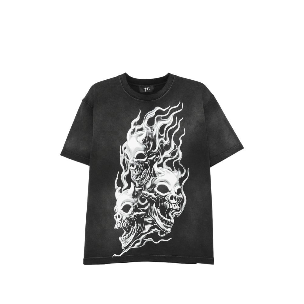 Skull-print T-shirt