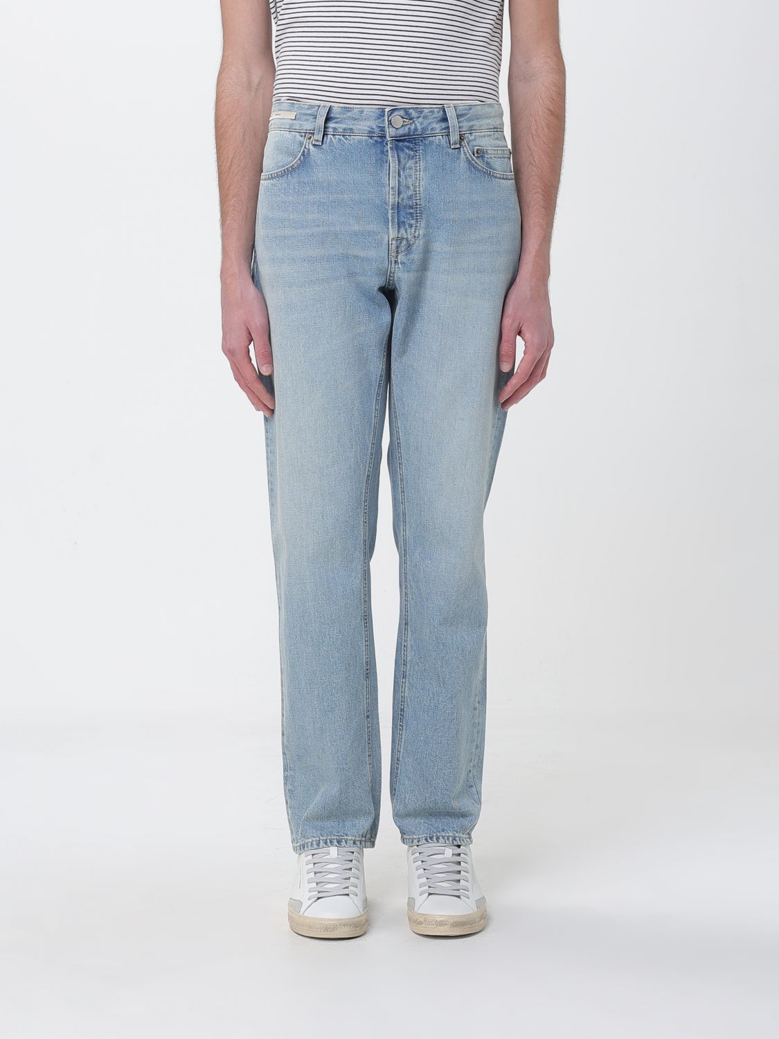 Jeans Men color Stone Washed