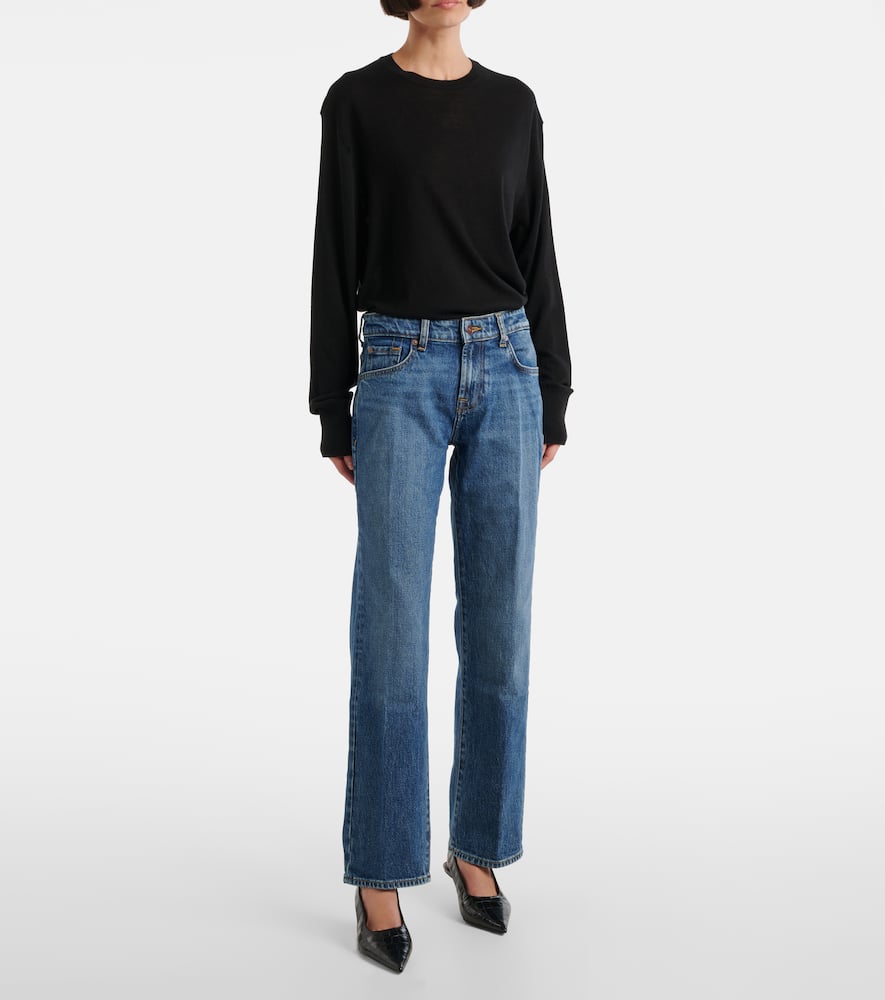 Mankind high-rise straight jeans