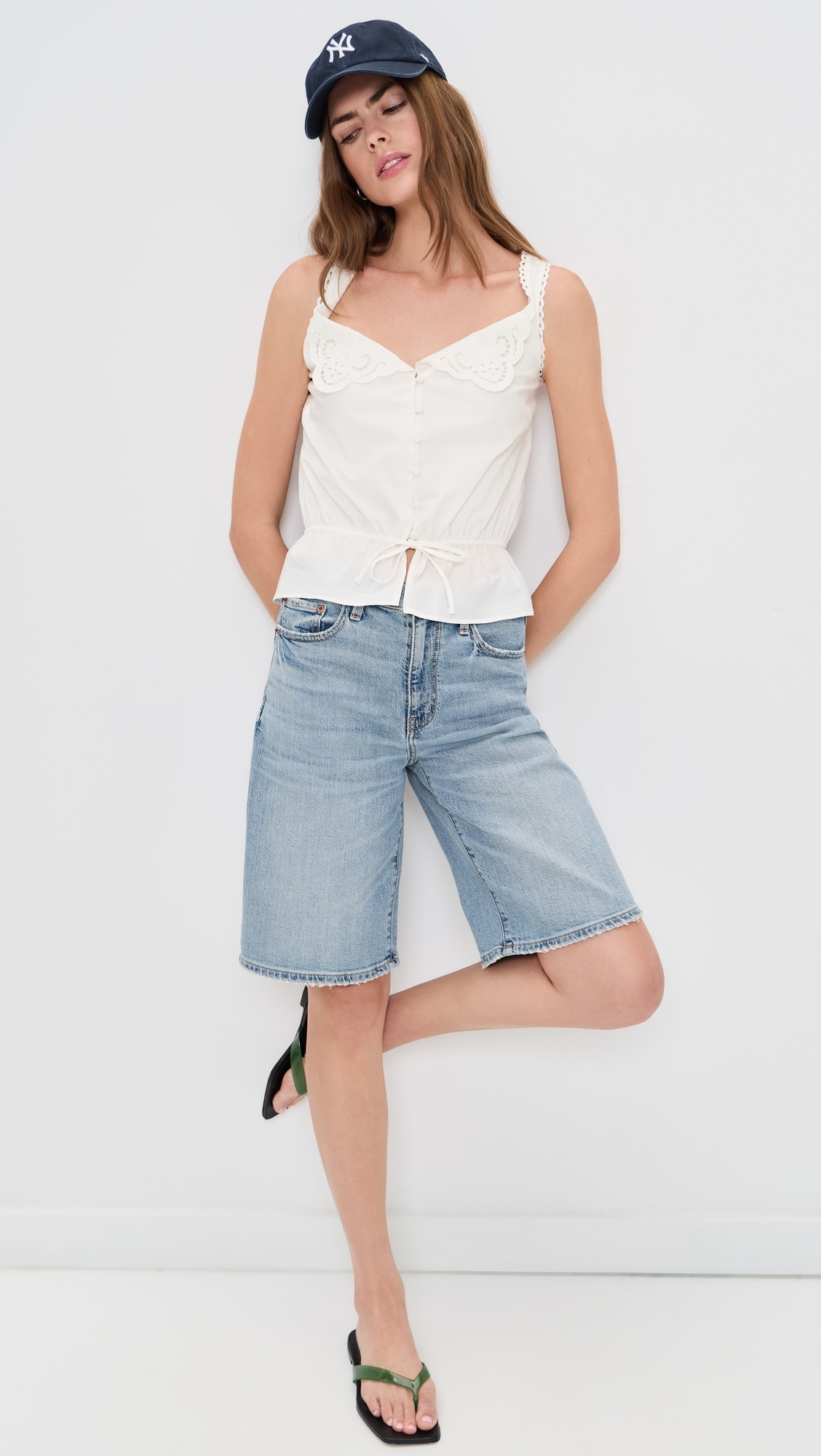 The Margot Top White
