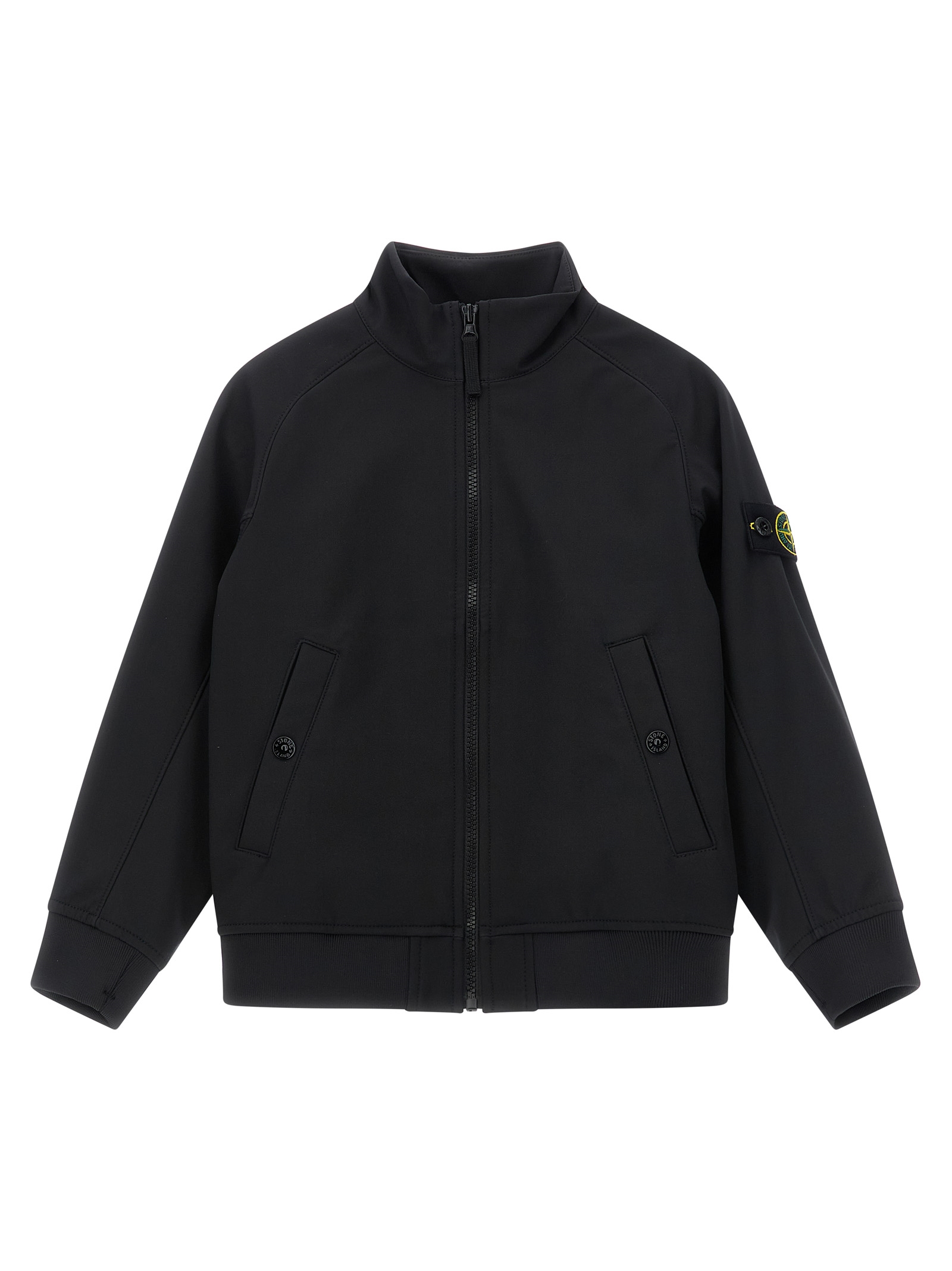 Logo badge jacket Black Polyester Down Jacket, Parka, Casual - Kids