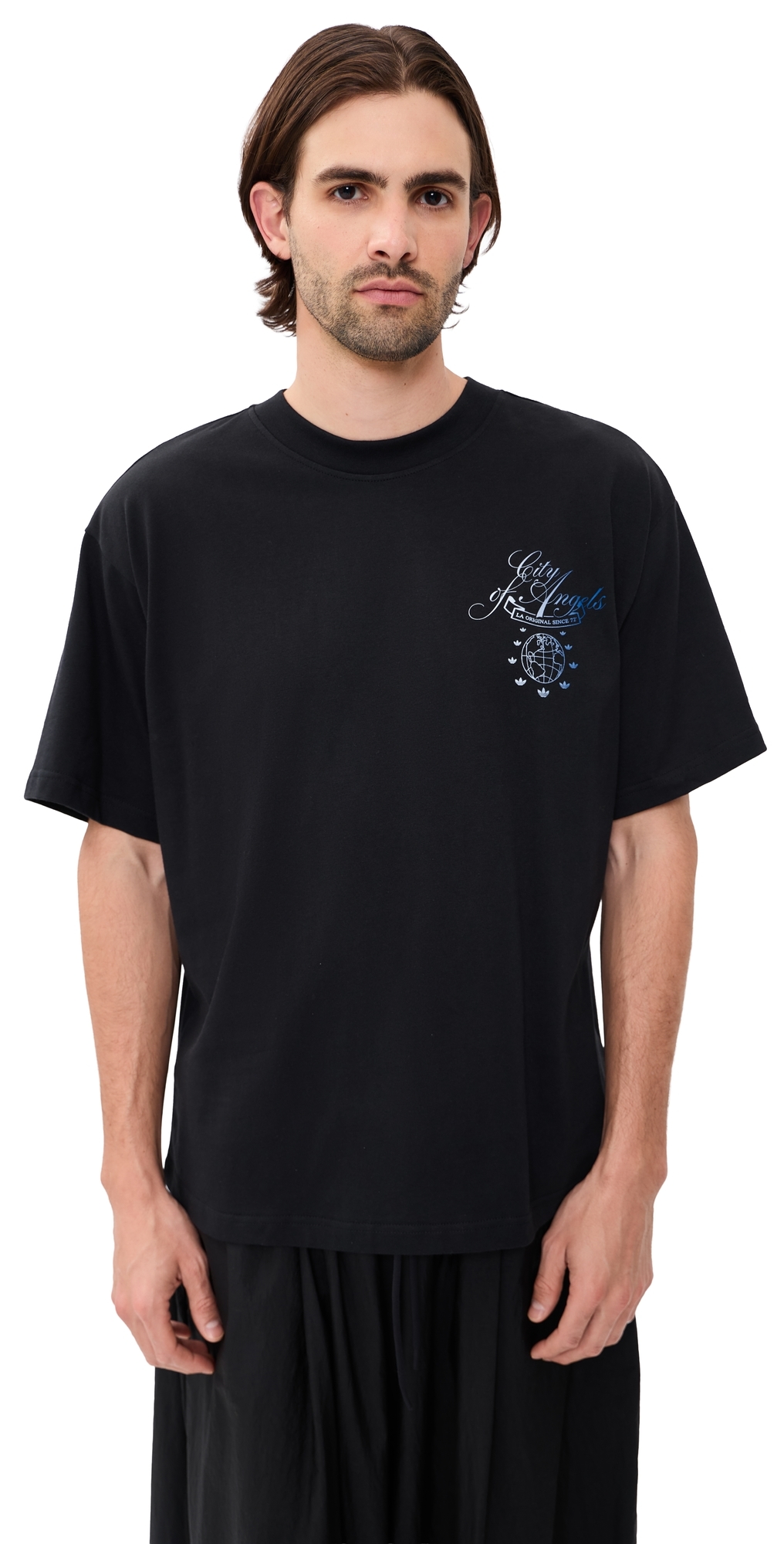 LA City Tee Black/Crew Yellow