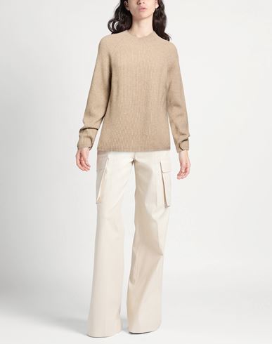 Woman Sweater Beige Size XL Cashmere
