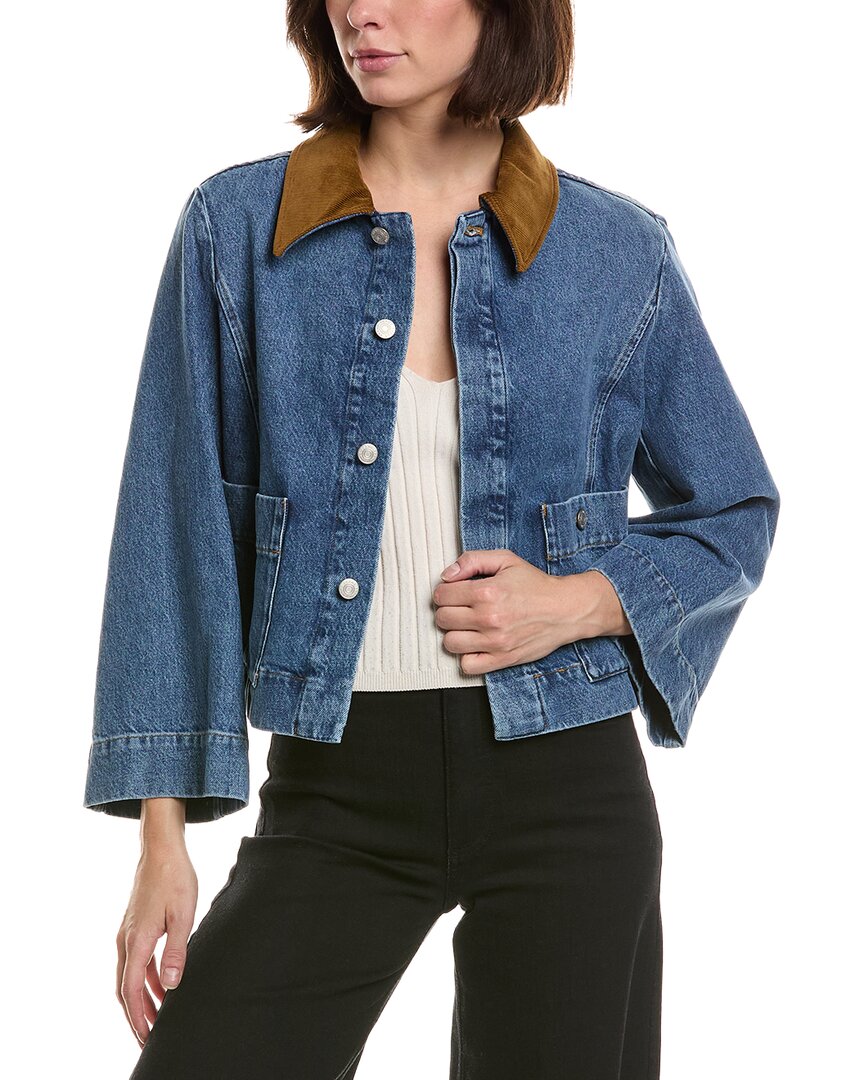 FRAME The Mini Denim Swing Jacket