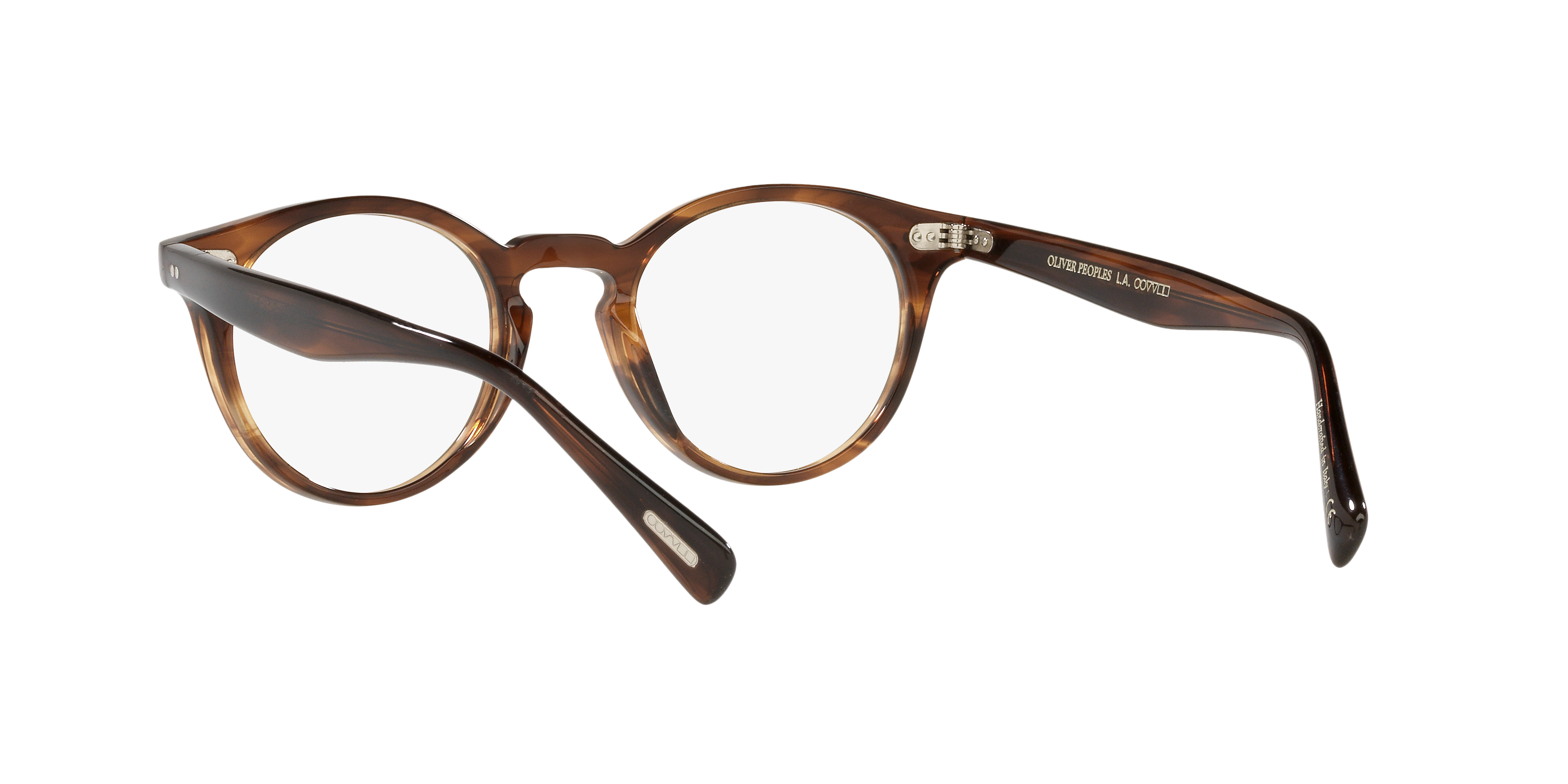 Oliver Peoples Unisex Oliver Peoples OV5459U ROMARE 1724 Optical frames Acetate Brown Transparent Pantos Norma